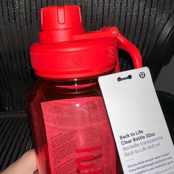 NEW 32oz Lululemon Back to Life Clear Bottle 32oz - Picture 5 of 9